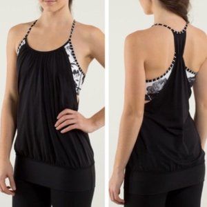 Lululemon No Limits Tank + Bra Sz 6